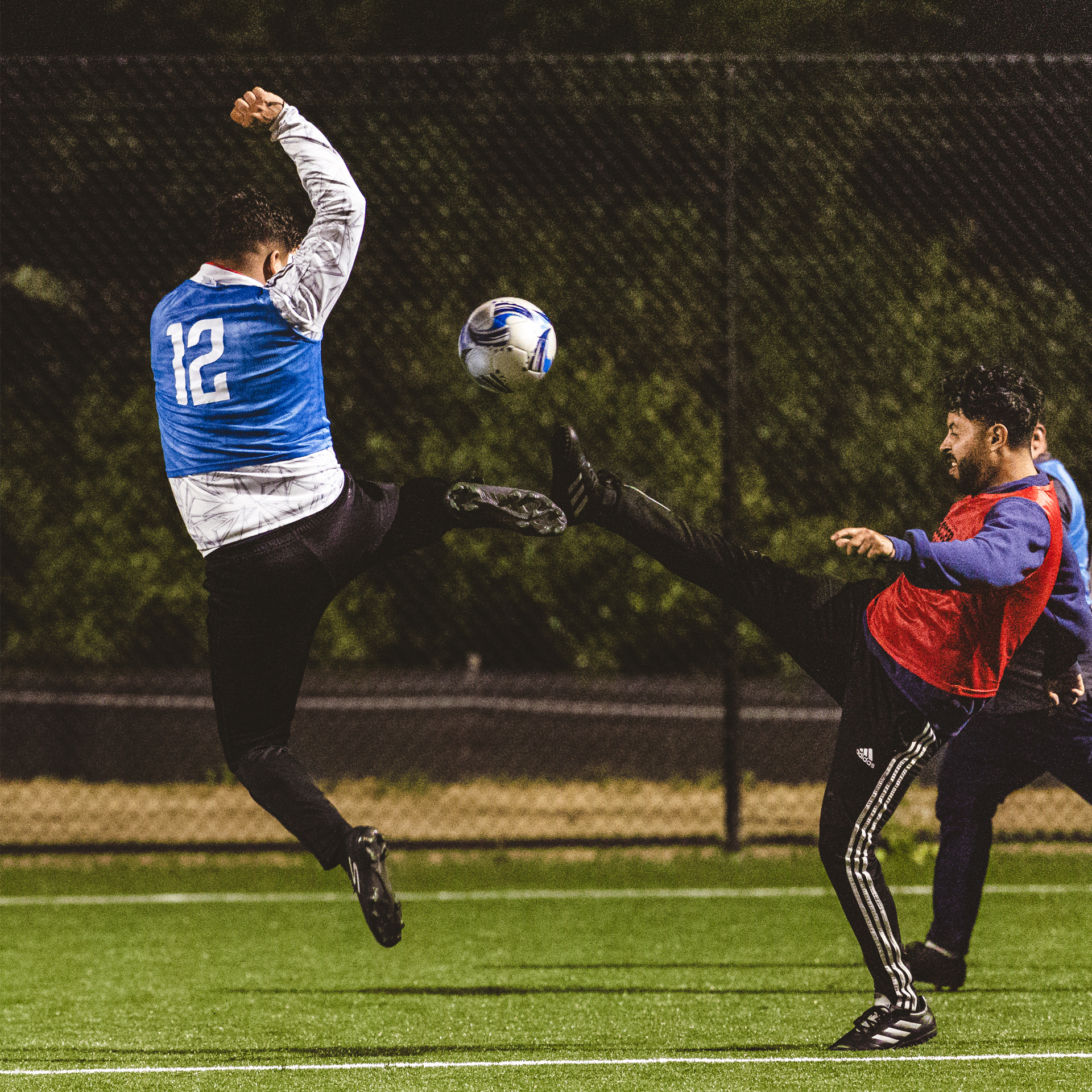 Salinas Regional Soccer Complex showing two soccer players.